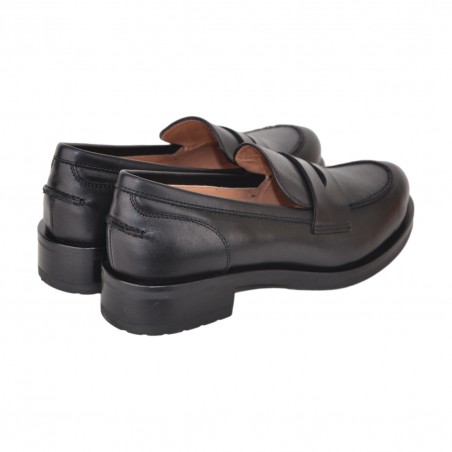 MOCASSINO NAPPA LA PARIGINA V7101-944-G NERO