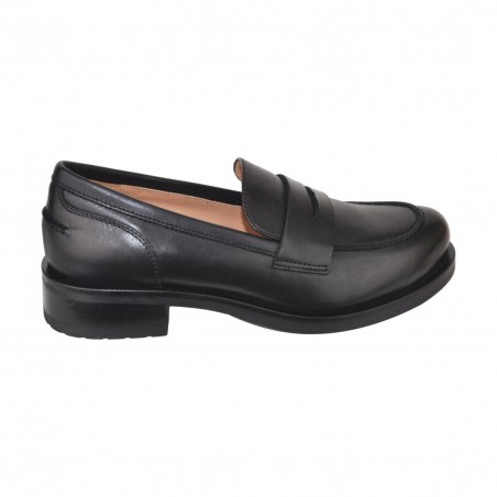 MOCASSINO NAPPA LA PARIGINA V7101-944-G NERO