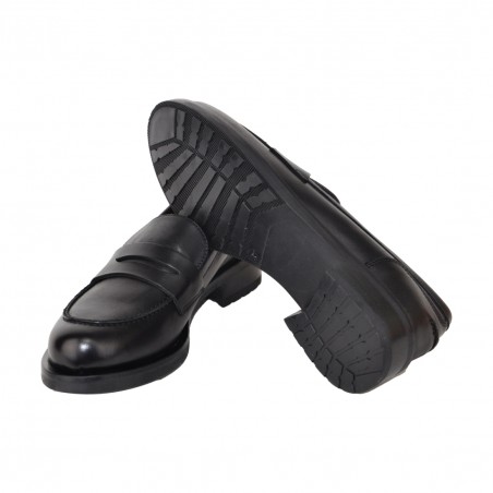 MOCASSINO NAPPA LA PARIGINA V7101-944-G NERO