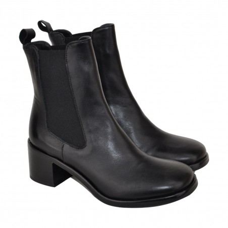 TRONCHETTO  CON ELASTICO POESIE VENEZIANE VED58Q NERO