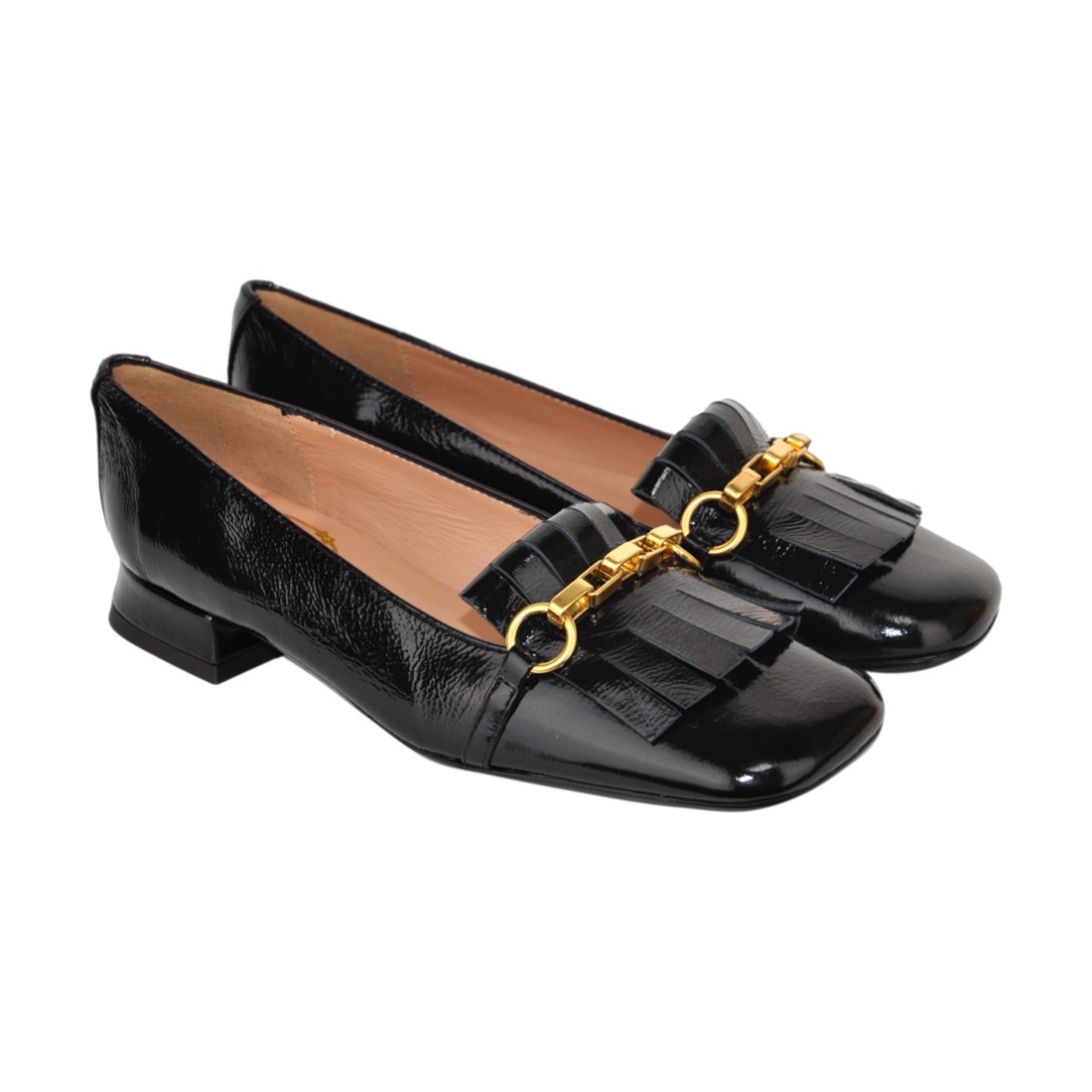 ACCOLLATA CON FRANGIA E CATENA LA PARIGINA Z8311-308-M NERO