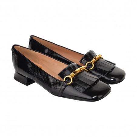 ACCOLLATA CON FRANGIA E CATENA LA PARIGINA Z8311-308-M NERO