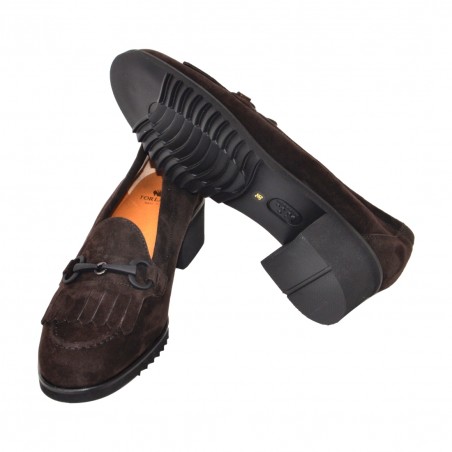 MOCASSINO CON FRANGE E MORSETTO TORLASCO 4398.3 T.MORO