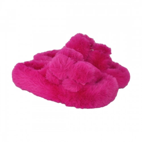 FURRY SLIPPER COLORS OF CALIFORNIA HC.SLIPPERS03 NFUX