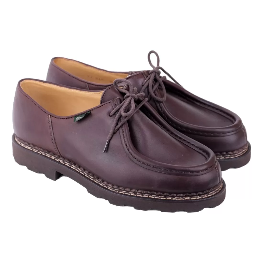 MOCASSINO ALLACCIATO PARABOOT 715612 CAFE