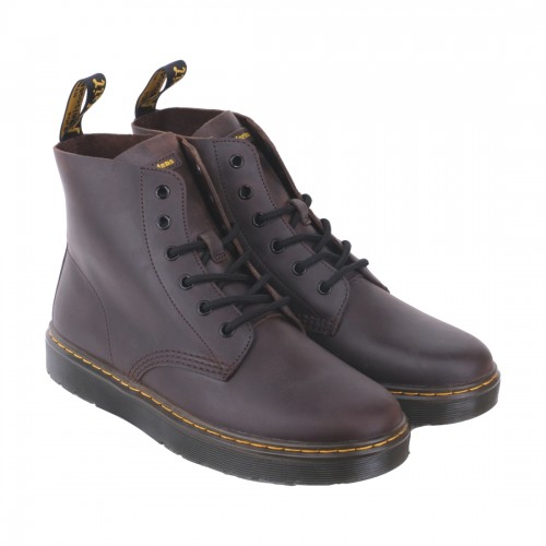 CHUKKA LEATHER BOOTS DR. MARTENS THURSTON DKBROWN