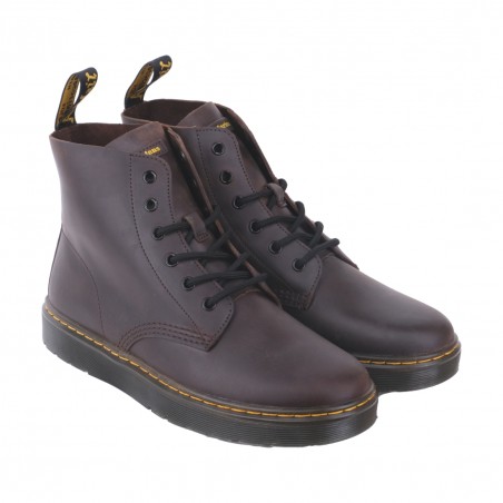 CHUKKA LEATHER BOOTS DR. MARTENS THURSTON DKBROWN