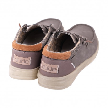 MOCASSINO LACCI PELLE HEY DUDE PAUL CHOCOLATE