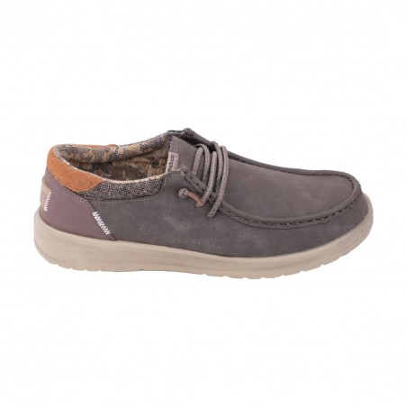 MOCASSINO LACCI PELLE HEY DUDE PAUL CHOCOLATE