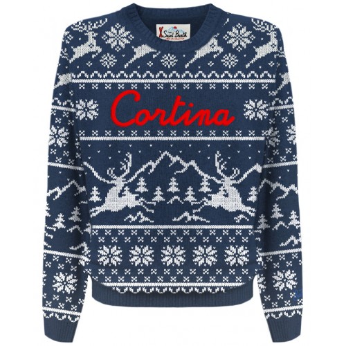 CREWNECK SWEATER EMB NOR CORTINA 61 MC2 SAINT BARTH HERONP 01759C
