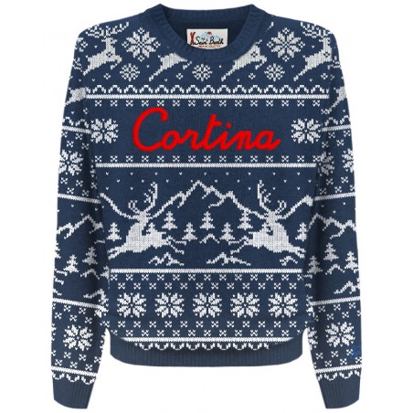 CREWNECK SWEATER EMB NOR CORTINA 61 MC2 SAINT BARTH HERONP 01759C