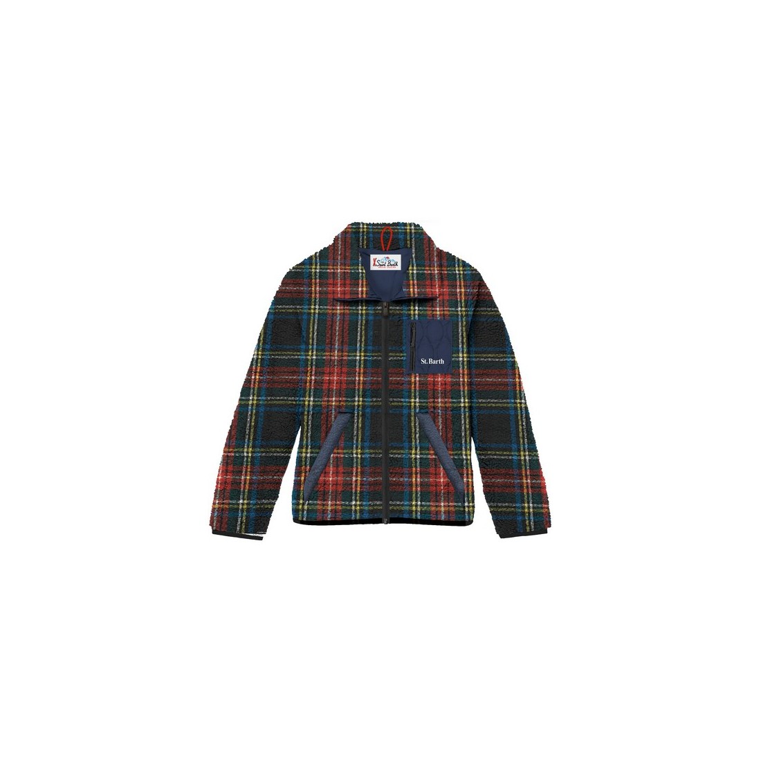 CURLY FLEECE JACKET WITH POCKET SHERPA TRTN 52 MC2 SAINT BARTH KEYSTONEP 00647C