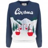 CREWNECK SWEATER COURMA CABLE 61 MC2 SAINT BARTH HERONC 00128C