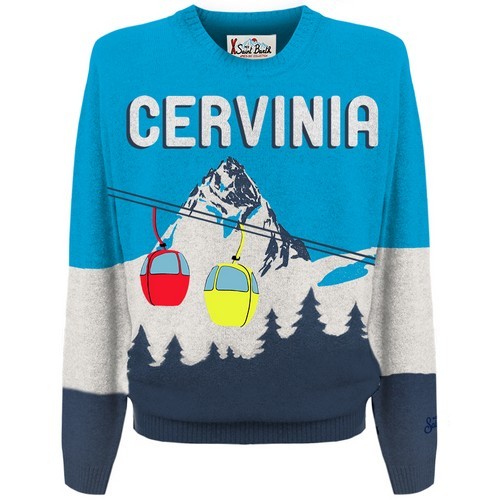 CREWNECK SWEATER CERVINIA POSTCARD 32 MC2 SAINT BARTH HERONC 00563C