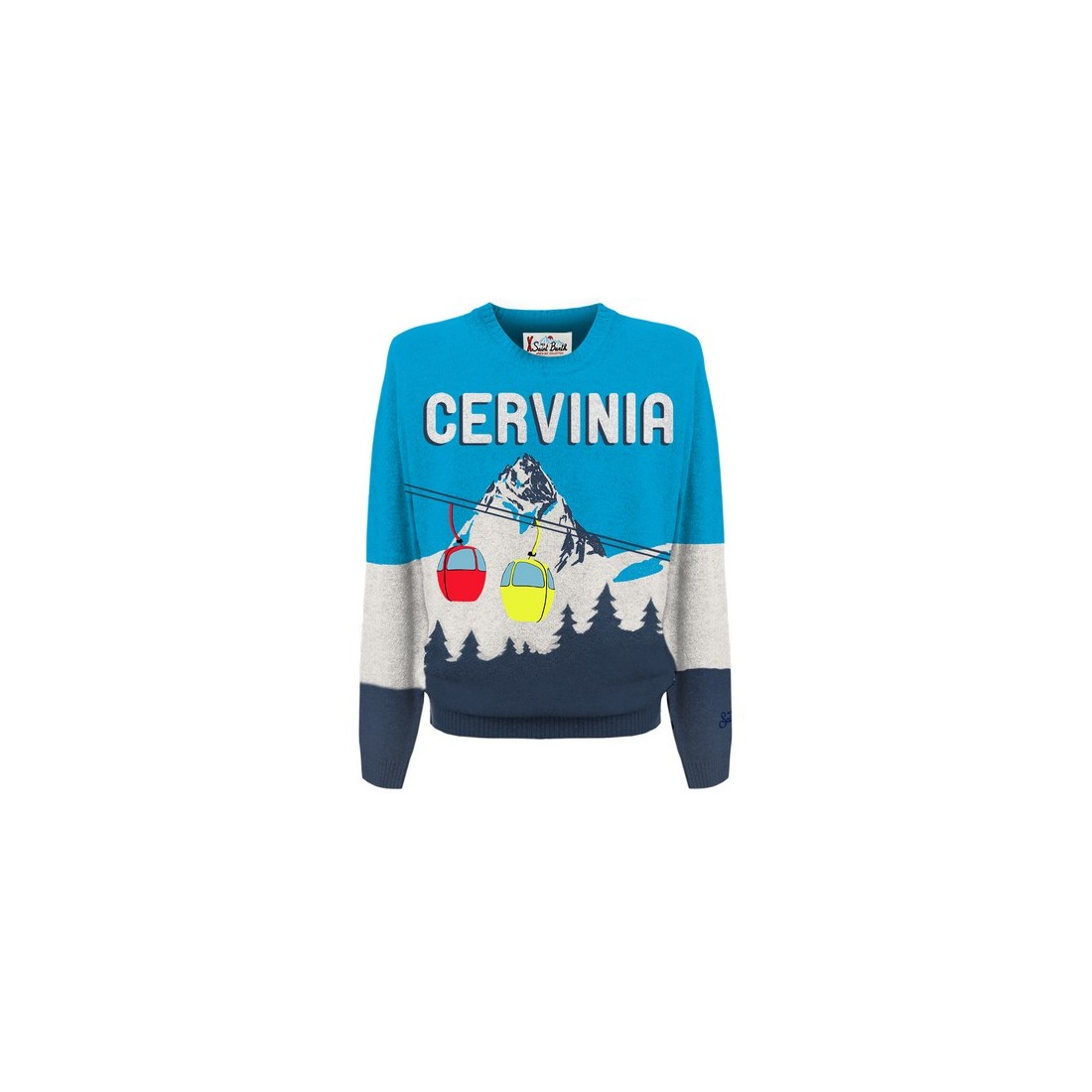 CREWNECK SWEATER CERVINIA POSTCARD 32 MC2 SAINT BARTH HERONC 00563C
