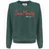 ROUND-NECK SWEATER EMB MORI 51 MC2 SAINT BARTH HERON 01416C