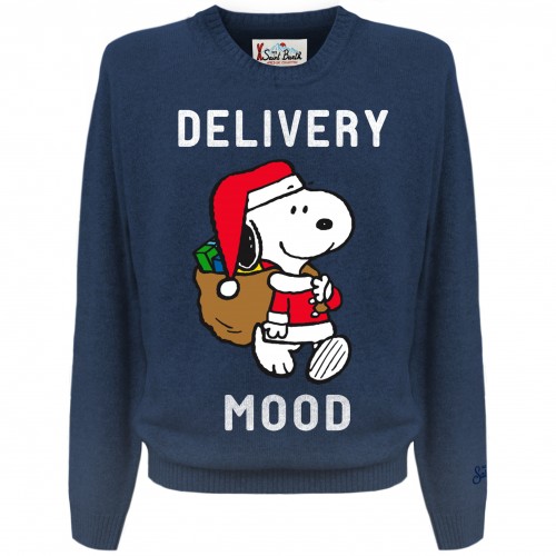 ROUND NECK SWEATER SNOOPY DELIVERY 61 MC2 SAINT BARTH HERON 01459C