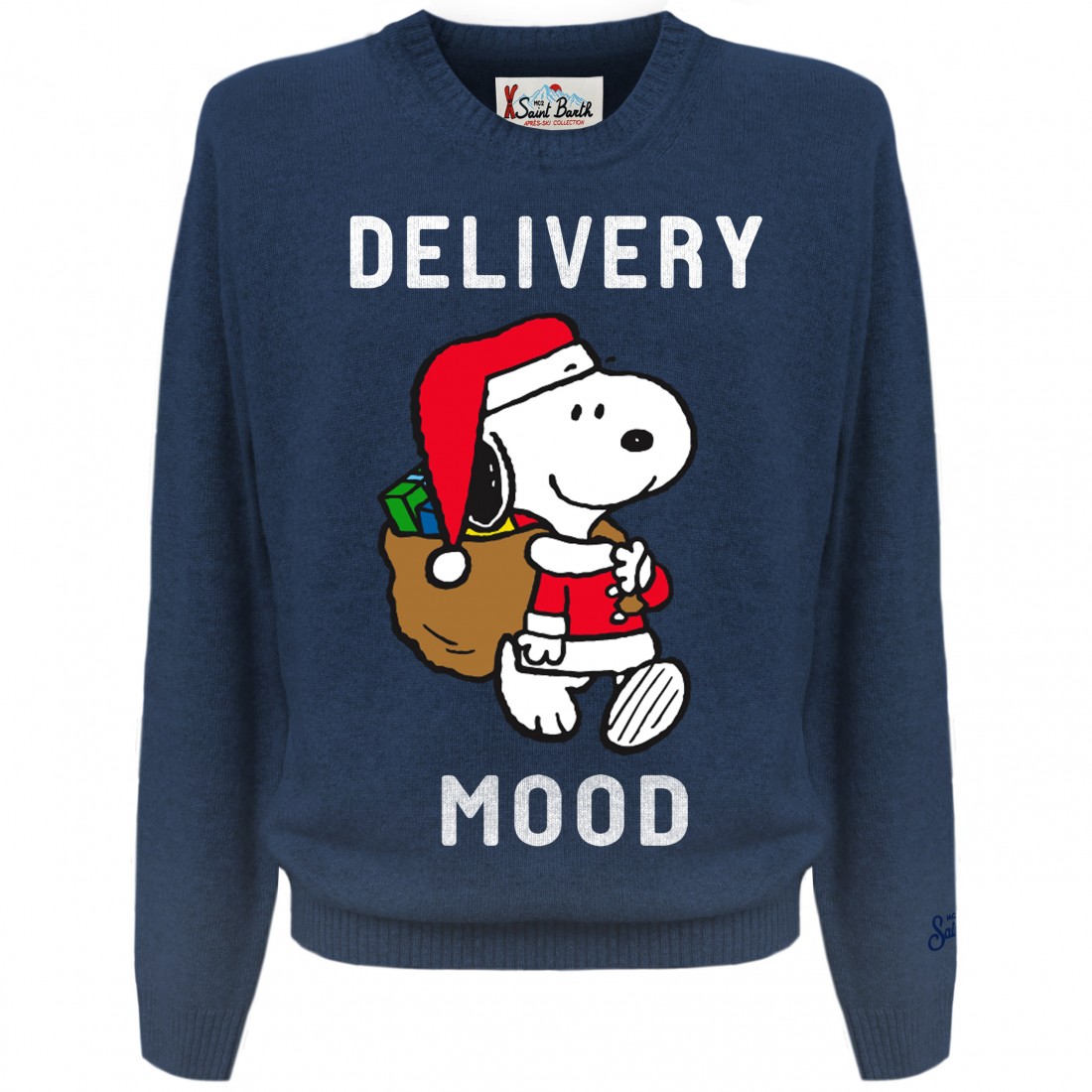 ROUND NECK SWEATER SNOOPY DELIVERY 61 MC2 SAINT BARTH HERON 01459C