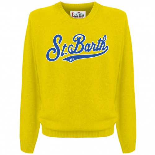 ROUND-NECK SWEATER EMB SBART TERRY 91 MC2 SAINT BARTH HERON 01539C