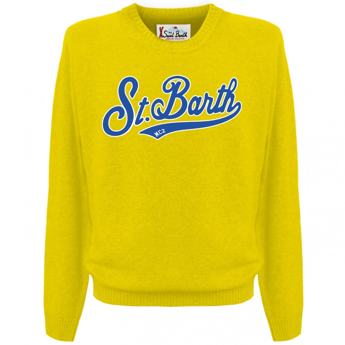 ROUND-NECK SWEATER EMB SBART TERRY 91 MC2 SAINT BARTH HERON 01539C