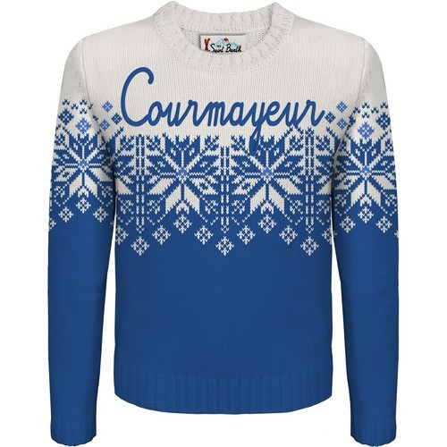 CREWNECK NORDIC SWEATER EMB COURMA NOR 1017 MC2 SAINT BARTH BOMBARDINOP 00123C