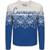CREWNECK NORDIC SWEATER EMB COURMA NOR 1017 MC2 SAINT BARTH BOMBARDINOP 00123C