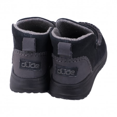 POLACCHINO HEY DUDE DANNYSUEDE BLACK