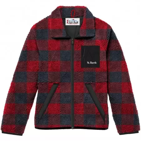 CURLY FLEECE JACKET WITH POCKET SHERPA STARK 00 MC2 SAINT BARTH KEYSTONEP 00296C