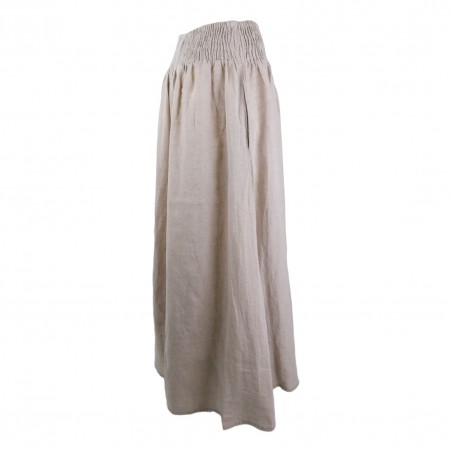 PANTALONE PALAZZO ICONIQUE 039 BEIGE