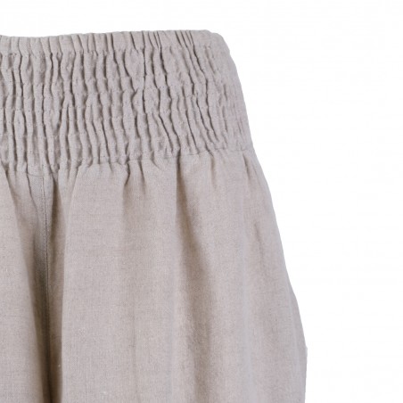 PANTALONE PALAZZO ICONIQUE 039 BEIGE