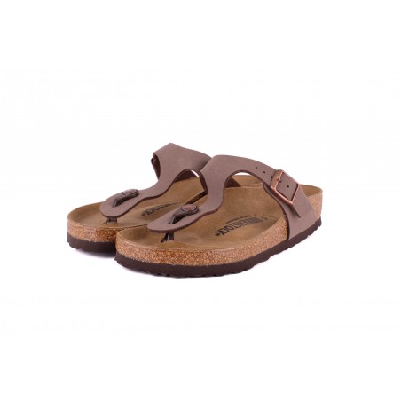 INFRADITO GIZEH BIRKO FLOR NUBUCK BIRKENSTOCK 043751 MOCCA