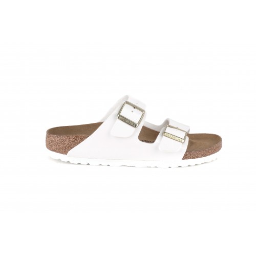 CIABATTA ARIZONA BIRKO FLOR PATENT BIRKENSTOCK 1005294 WHITE