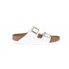 CIABATTA ARIZONA BIRKO FLOR PATENT BIRKENSTOCK 1005294 WHITE