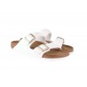 CIABATTA ARIZONA BIRKO FLOR PATENT BIRKENSTOCK 1005294 WHITE