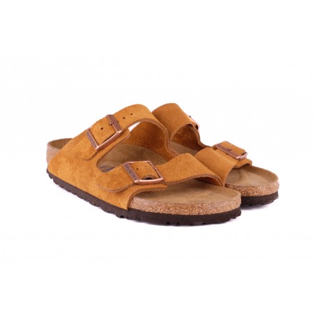 CIABATTA ARIZONA SUEDE LEATHER BIRKENSTOCK 1009527 MINK