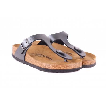 INFRADITO GIZEH BIRKO FLOR METALLIC BIRKENSTOCK 1021428 METALLICBLACK