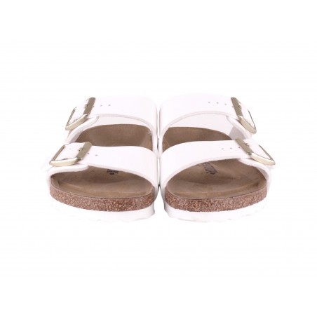 CIABATTA ARIZONA BIRKO FLOR PATENT BIRKENSTOCK 1005294 WHITE