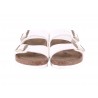 CIABATTA ARIZONA BIRKO FLOR PATENT BIRKENSTOCK 1005294 WHITE