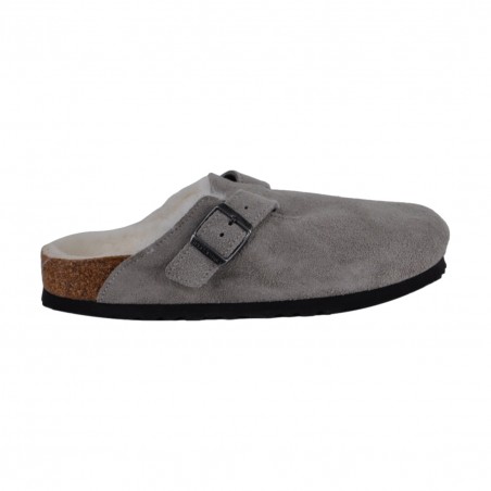 SABOT BOSTON  SHEARLING BIRKENSTOCK 1017651 STONE