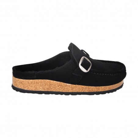 SABOT BUCKLEY SHEARLING BIRKENSTOCK 1018126 BLACK