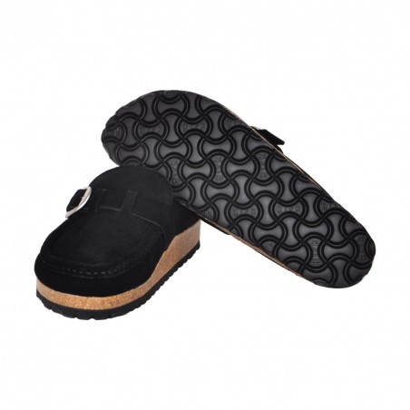 SABOT BUCKLEY SHEARLING BIRKENSTOCK 1018126 BLACK