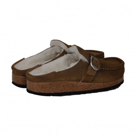 SABOT BUCKLEY SHEARLING BIRKENSTOCK 1018127 TEA