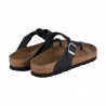 INFRADITO GIZEH BRAIDED OILED LEATHER BIRKENSTOCK 1021349 BLACK