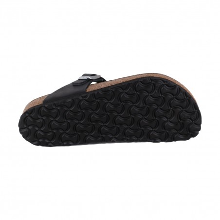 INFRADITO GIZEH BRAIDED OILED LEATHER BIRKENSTOCK 1021349 BLACK
