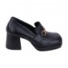 MOCASSINO CON MORSETTO POESIE VENEZIANE FCA122 NERO