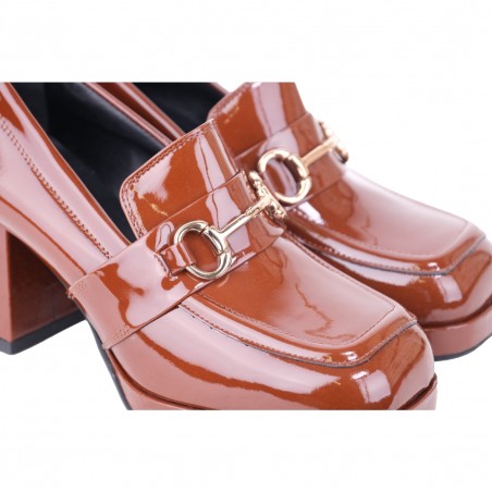 MOCASSINO CON MORSETTO POESIE VENEZIANE FCA122 TERRA