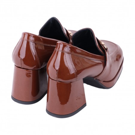 MOCASSINO CON MORSETTO POESIE VENEZIANE FCA122 TERRA