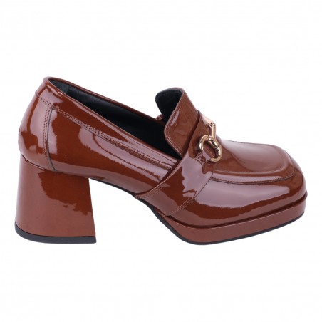 MOCASSINO CON MORSETTO POESIE VENEZIANE FCA122 TERRA