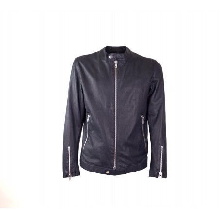GIACCA  BIKER TRAFORATO BULLY 5483/PERF BLU