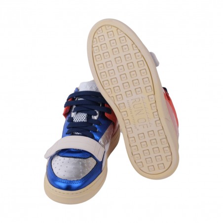 SNEAKERS CON STRAP RUN OF RUNARCHY ARGENTO